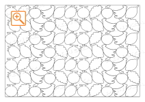 フォトモザイクジグソー　ピース形状フルーツ