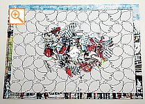 フォトモザイクジグソー　A4サイズ　ピース形状フルーツ　164ピース