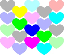 フォトパーツ特殊形状：ハート形[1]