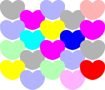 フォトパーツ特殊形状：ハート形[2]