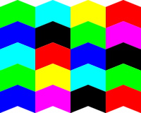 フォトパーツ特殊形状：山形