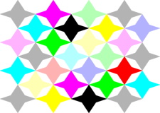 フォトパーツ特殊形状：手裏剣形[2]