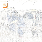 浮世絵を名言等で縦書きにしたメッセピクチャアート